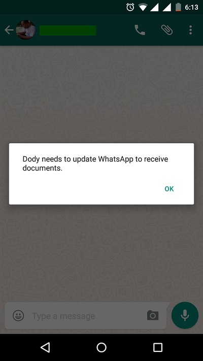 Fitur WhatsApp Dokumen