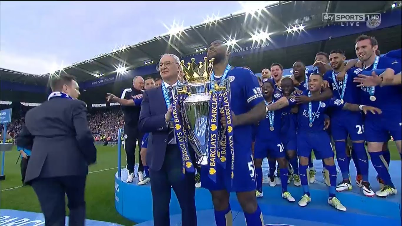 Gambar Leicester Juara
