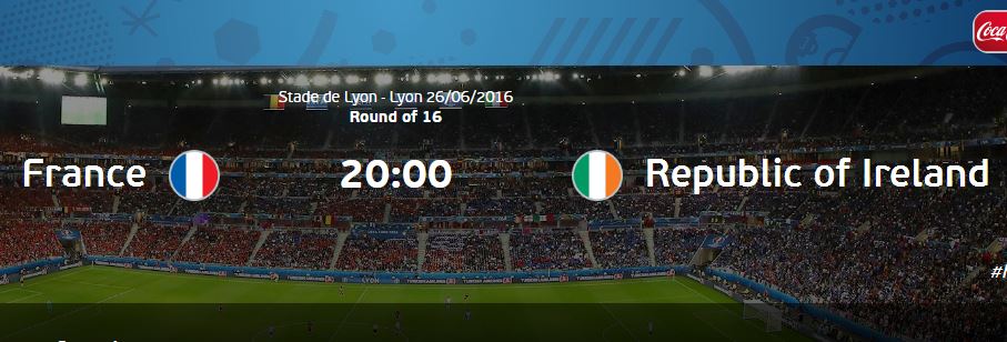 Gambar Hasil Pertandingan Perancis vs Irlandia