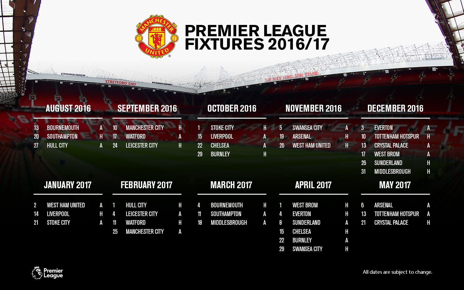 Jadwal Pertandingan Manchester United