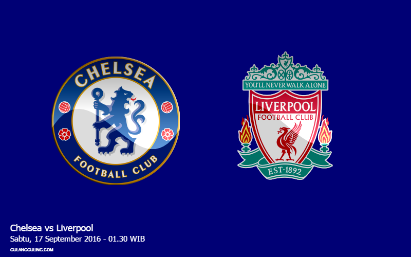 Gambar jadwal pertandingan Chelsea vs Liverpool Sabtu 17 September